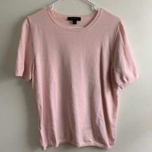Ann Taylor | Short Sleeve Pink Top